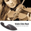 Violin Chin Rest, Ebony Wood Chin Rest Bracket with Clamp