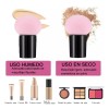 Wegalife® Kit De Esponja Para Maquillaje Con Brochas Kabuki Para