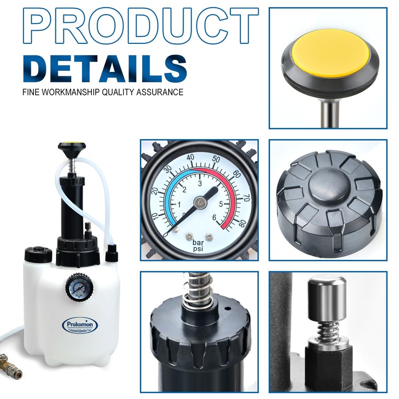 Prokomon 3 Liters Transmission Fluid Pump Oil Filling Filler System