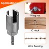 sourcing map 2pcs Hex Nut Driver Drill Bit Set 10mm