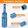 sourcing map Nut Driver 11mm Hex Drive Socket CR-V Steel