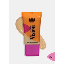 AOA Matte Vision Hi-Def Foundation Concealer Coverage - Color: M2
