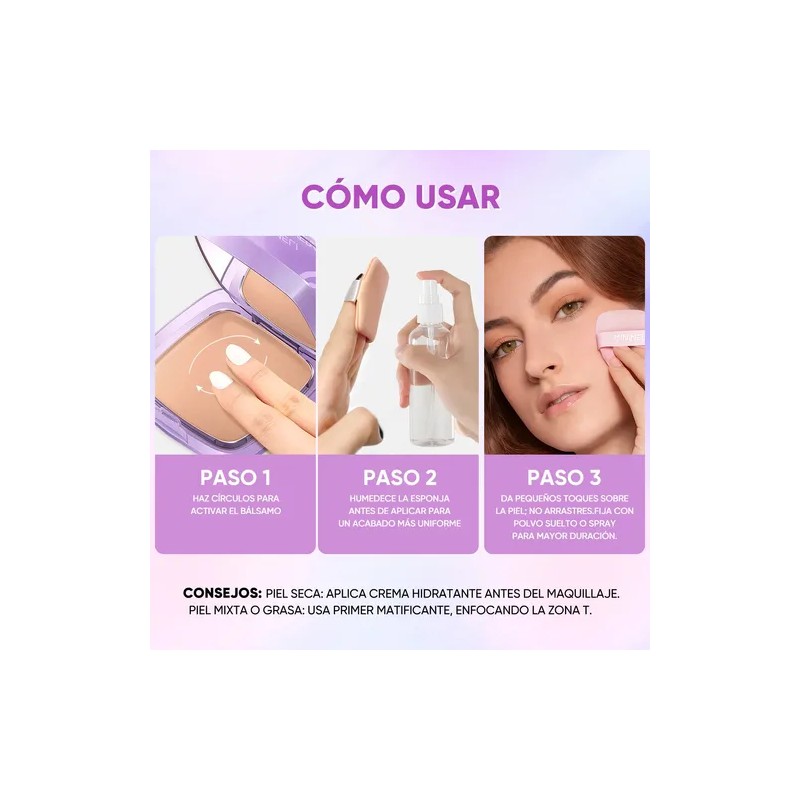 Minimeli Combo Base Maquillaje Mate Spf30 + Máscara Pestañas