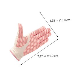 Gatuida 1 Pair Women Golfing Gloves of Hand Protective Covers for Outdoor Use Wrist Breathable and Sweat Absorbent for Golf Competitions