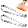 2pcs Fish Bone Tweezers Kitchen Remover Plucking Poultry Feathers Removing