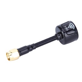 Agatige 5.8Ghz 3dBi RHCP Directional Antenna Lollipop Super Mini Antenna for FPV Racing Drone RC Parts Accessory (SMA Inner Needle-Black)
