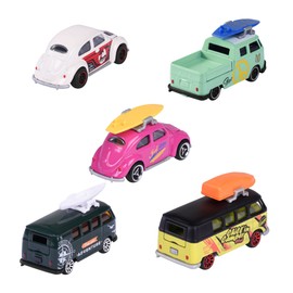 Majorette Volkswagen The Originals (Set of 5) - 5 VW Model Cars Gift Set for Collectors and Children Aged 3+ Includes 2 Exclusive Models