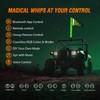 Nilight LED Fat Whip Light 1PC 3FT RGB Lighted Antenna