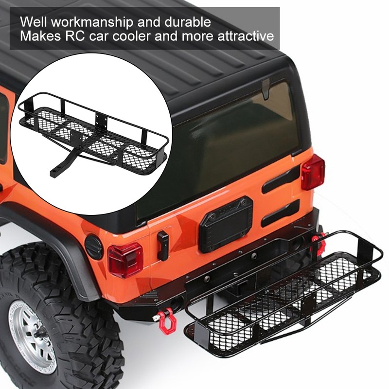 General Metal Rear Bumper Back Hitch Carrier for Axial SCX10