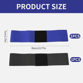 VEHYEGOI 2 Pieces Arm Corrector, Golf Swing Training Aid, Golf Training Grip, Golf Grip Corrector, Golf Grip Training Aid, Armband Swing Trainer