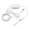 LED Ring Light Adjustable for Stereo Microscope Industrial Camera Imaging