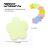 Sticky Notes, 8 Colour Flower Shape Sticky Notes, 70 x