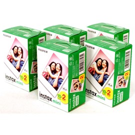 富士フイルム チェキ インスタントカラーフィルム instax mini 2P×5 計100枚