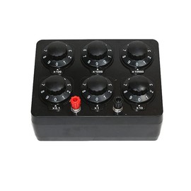PRATYAHARA 0-99999.9 Ohm Simple Resistance Box Precision Variable Decade Resistor Teaching Instrument Teaching Resistance Box