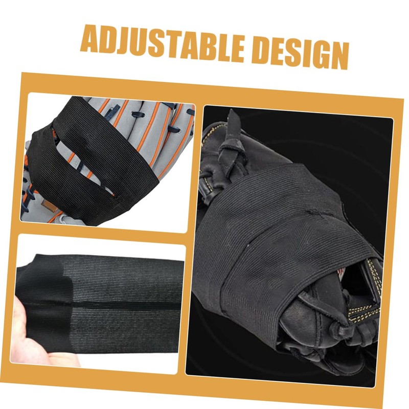 WOONEKY 4Pcs Glove Wraps for Baseball Softball High Stretch Polyester