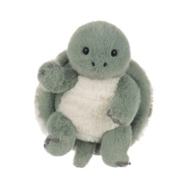 Apricot Lamb Slow Turtle Plush Stuffed Animals for Kids, Soft Cute Plush Toys for Baby Girl and Boy, Fluffy Slow Turtle Green 7.1 Inches