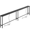 SUPERJARE 102 Inch Sofa Table with 2 Power Outlets and