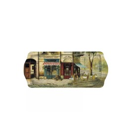PIMPERNEL, "PARISIAN SCENES" MELAMINE SANDWICH TRAY, NEW, 15.1" x 6.5"