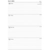 2025 Navy A4 Hardcover Diary Week to View Desk Home