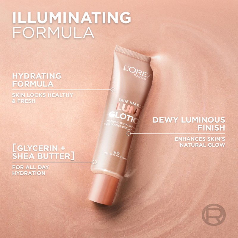 L'Oreal Paris Makeup True Match Lumi Glotion, Natural Glow Enhancer,