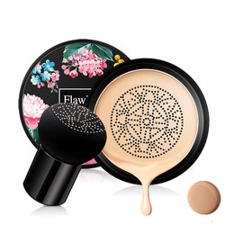 BB Mushroom Head Air Cushion CC Cream Foundation Cover Concealer Makeup Moisturizing Brightening Pigment Liquid Foundation, Even Skin Tone Makeup #Natural
