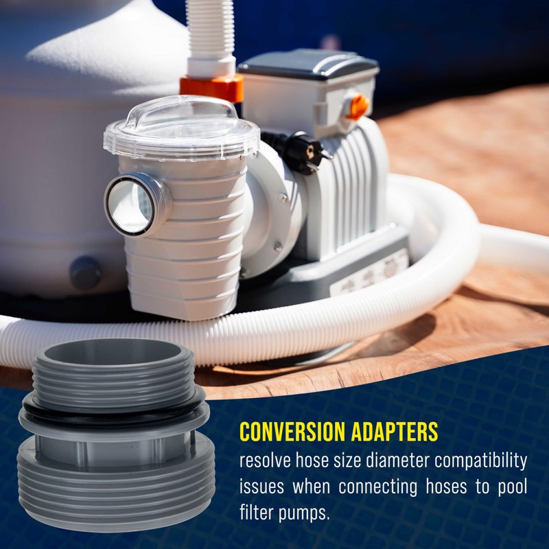 U.S. Pool Supply Pool Hose 40mm to 1.5" Hose Conversion