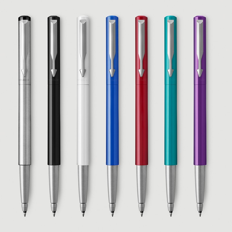 Parker Vector Rollerball Pen | Blue with Chrome Trim |