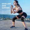 CAMBIVO Knee Support Men/Women 2 Pack, Knee Brace Compression Knee