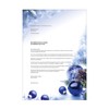 SIGEL DP034 Christmas writing paper "Blue Harmony", A4, 90 gsm,