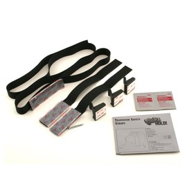 Ready America 4065 Quake Hold Adjustable Home Electronic Safety Strap, 11 in L, 50 lb., Nylon