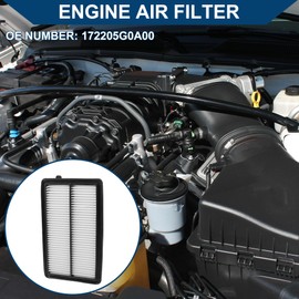 Hihaha Engine Air Filter No. 172205G0A00 for Honda Accord 3.5L 2013-2017 Long-Term Filter Element Air Purifier Pack of 1