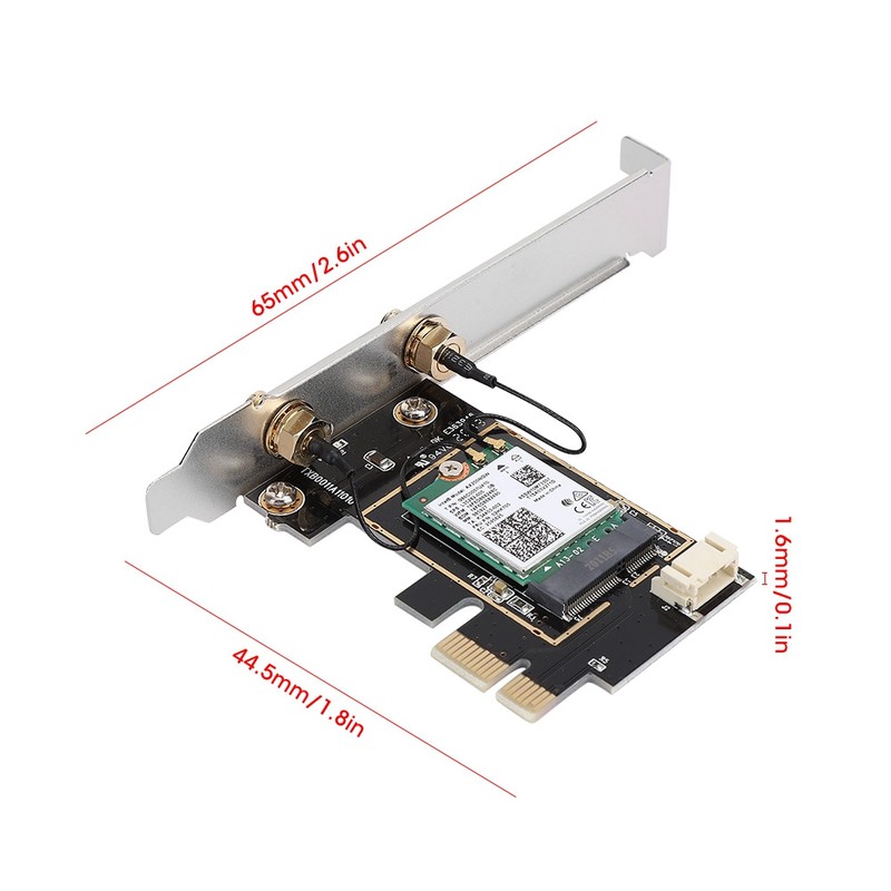 Dual Antenna Network Card Computer Accessory Wireless WIFI 6th Generation