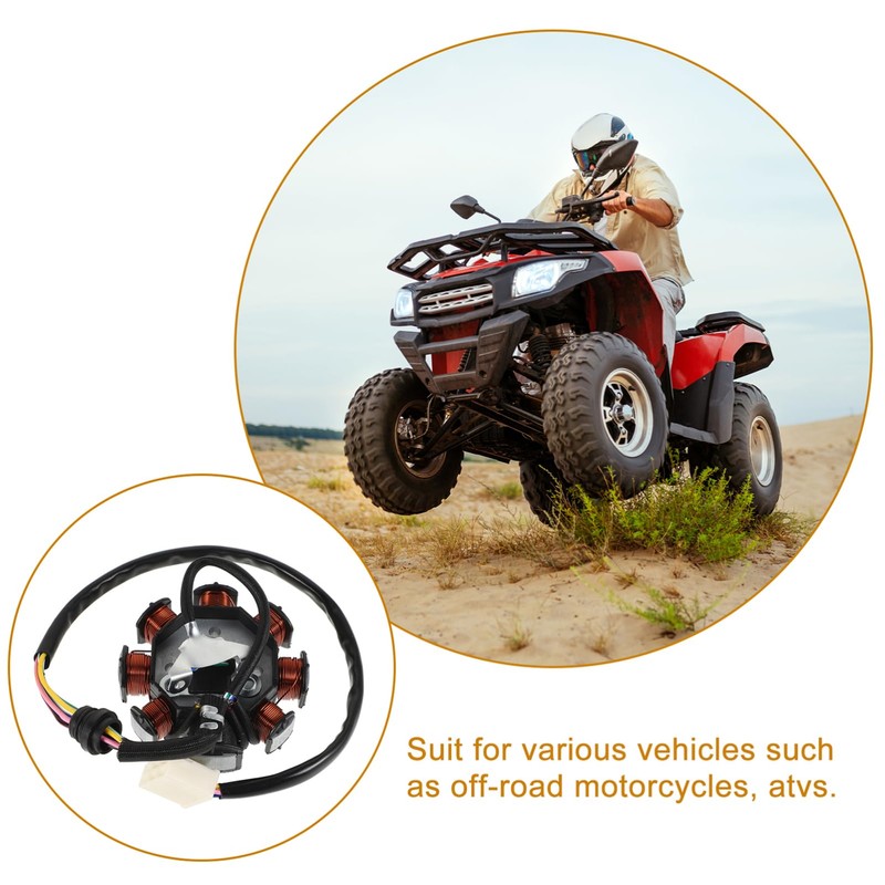 iplusmile 250cc Ignition Coil Replacement for Atv Quad Coil High-performance