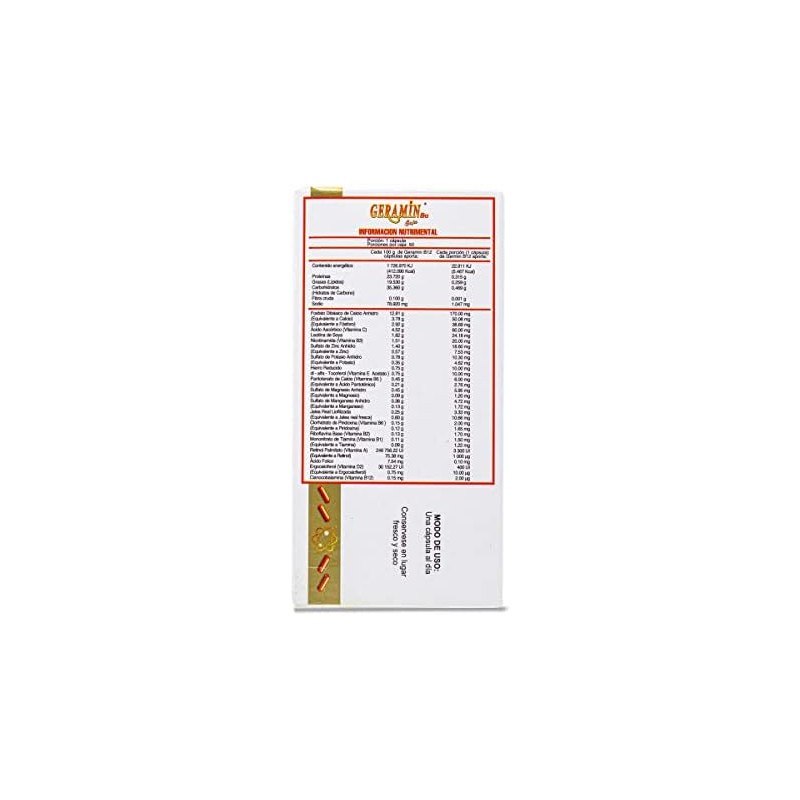 Geramin B12 Jalea Real Adicionada Con Vitamina Y Minerales 50