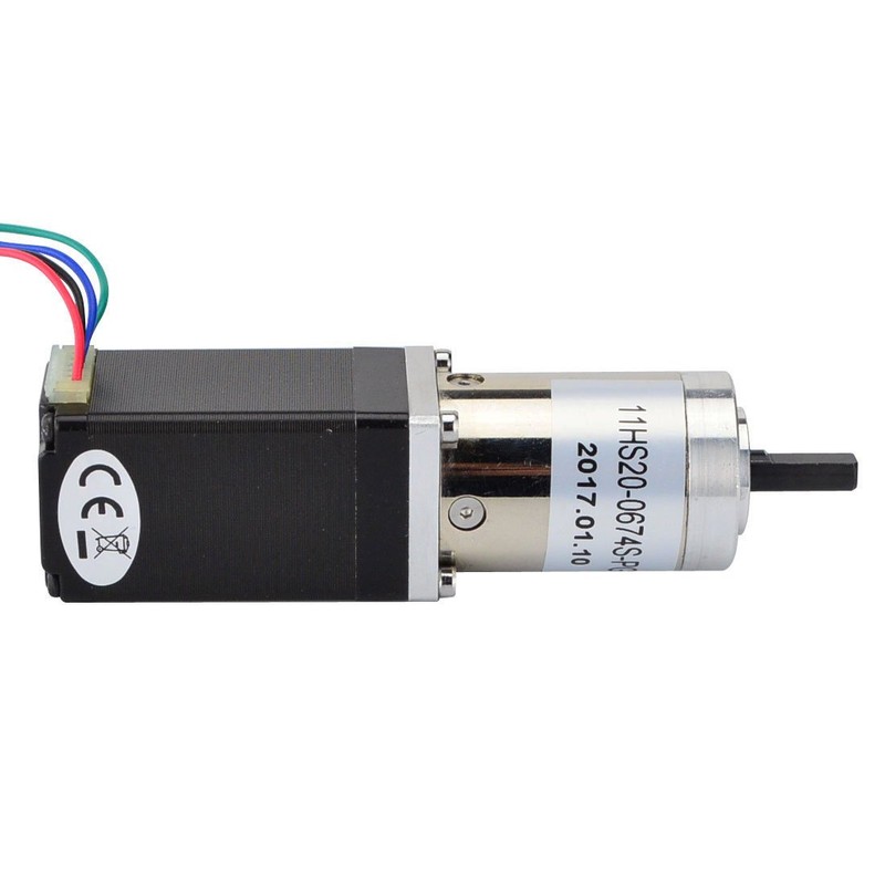 STEPPERONLINE 100:1 Planetary Gearbox Nema 11 Stepper Motor Low Speed