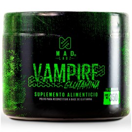 MAD LABZ - Glutamina Vampiro | 5g porcion | 70 servicios | 350g | Sin Saborizantes
