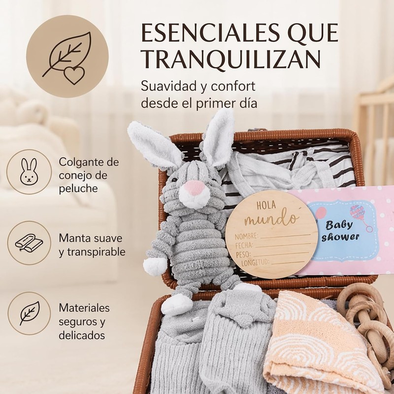 9 en 1 Regalos para Baby Shower, Juego de para