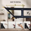 2 Pack U-Shaped Hand Railings for Outdoor Steps, Heavy Duty