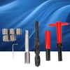 Jeanoko 10PCS M18x1.5 Thread Repair Kit, High Strength Stainless Steel