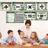Pasimy 8 Pcs Eucalyptus Math Posters Greenery Math Bulletin Board