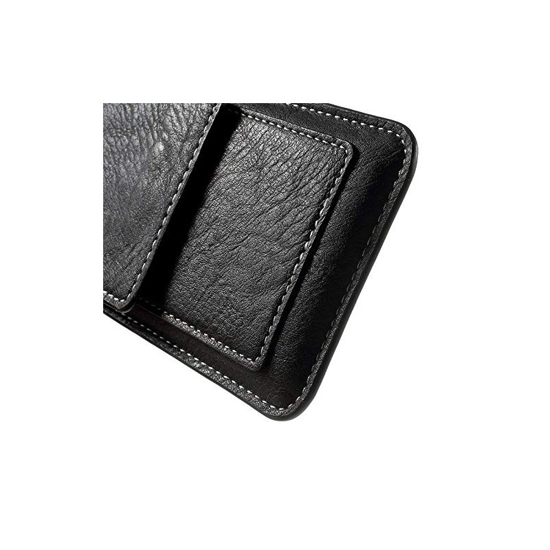 DFV mobile - Belt Case Cover Premium Synthetic Leather Vertical