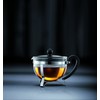 Bodum CHAMBORD Tea Pot (Coloured Plastic Lid, Filter, Heat-Resistant, 1.0