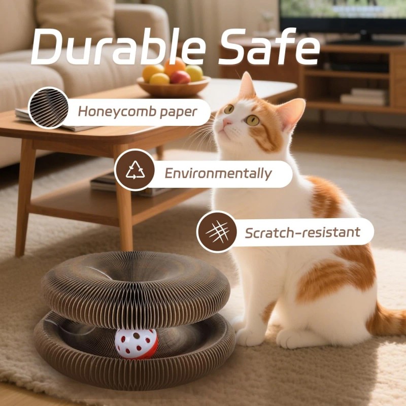 Yangmu 2 PCS Kitty Kurlz Cat Toy Magic Organ Cat