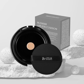 Brillieight Cushion Refreshing Blemish Airless Refill + Puff 1 Watery Glow Tone Up / 브릴리에잇 쿠션 리프레싱 블래미쉬 에어리스 리필+퍼프1 물광 광채 톤업