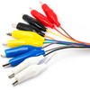 risingsaplings Breadboard Alligator Clip to Dupont Wire 10 Pins Male