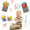 Baby Wrist Rattle Foot Finder Socks 4Pcs,Newborn Sensory Learning Toys