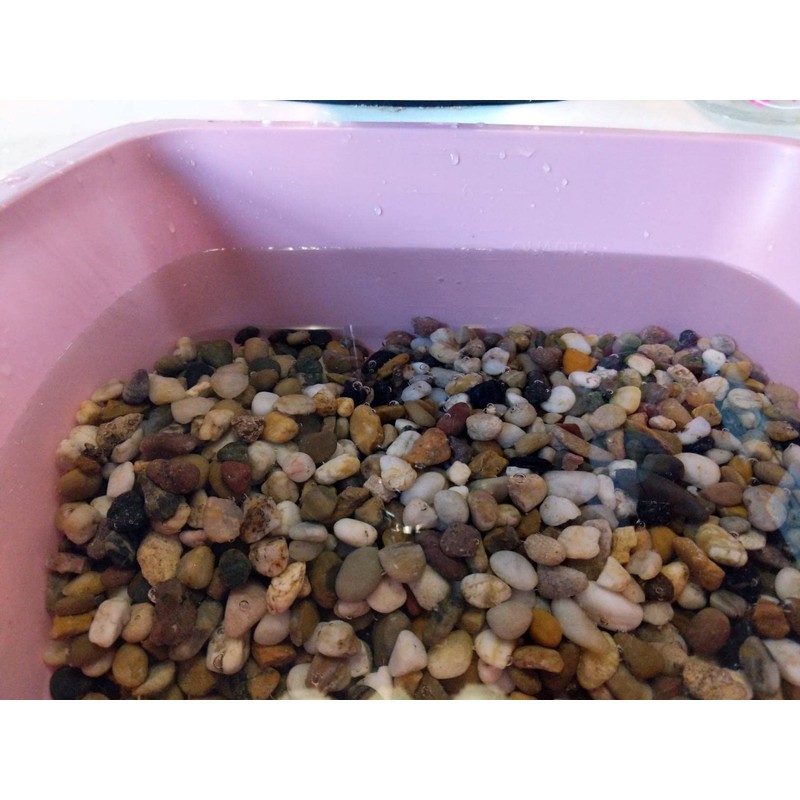 Voulosimi 18 LBS River Rock Stones, Natural Decorative Polished Mixed