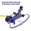 2 Ton Heavy Duty Floor Jack, Lifting Range 5-1/8" to