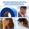 Disposable Glasses Temple Protector Protective Cover Blue Glasses Temple Cover