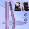 Decora Cepillo Alasiador Para Cabello Inalámbrico Portátil
